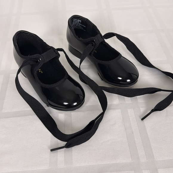 Weissman Other - Weissman Ribbonette Tap Shoes - Girls size 8.5 Black